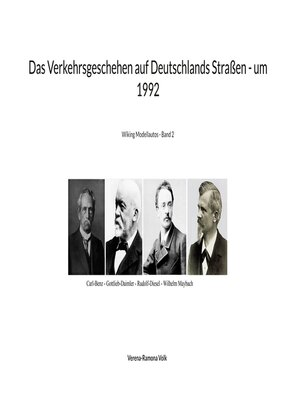 cover image of Das Verkehrsgeschehen auf Deutschlands Straßen um 1992, Band 2